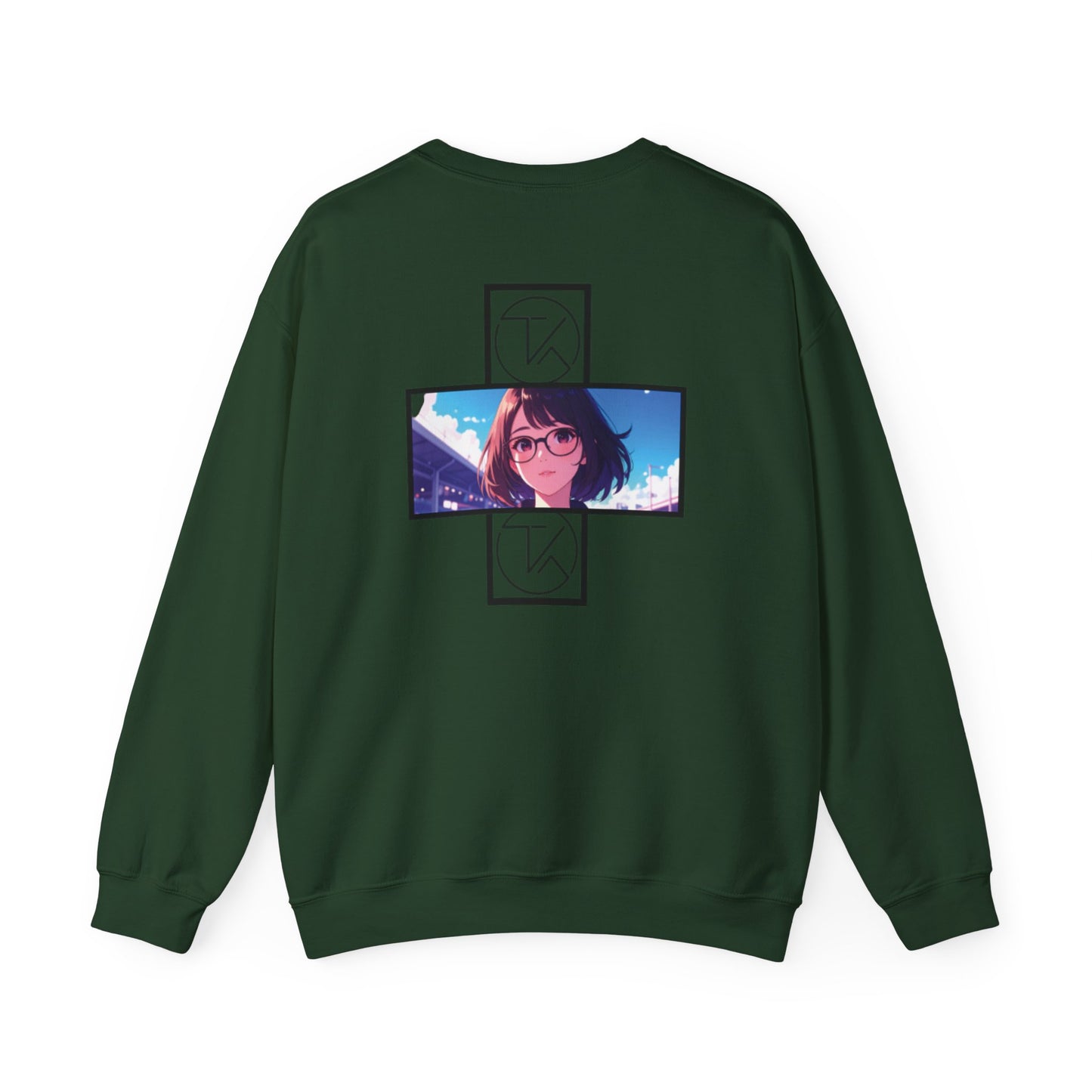 Forest Green Kaori Crew Neck Sweater
