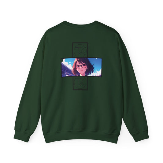 Forest Green Kaori Crew Neck Sweater