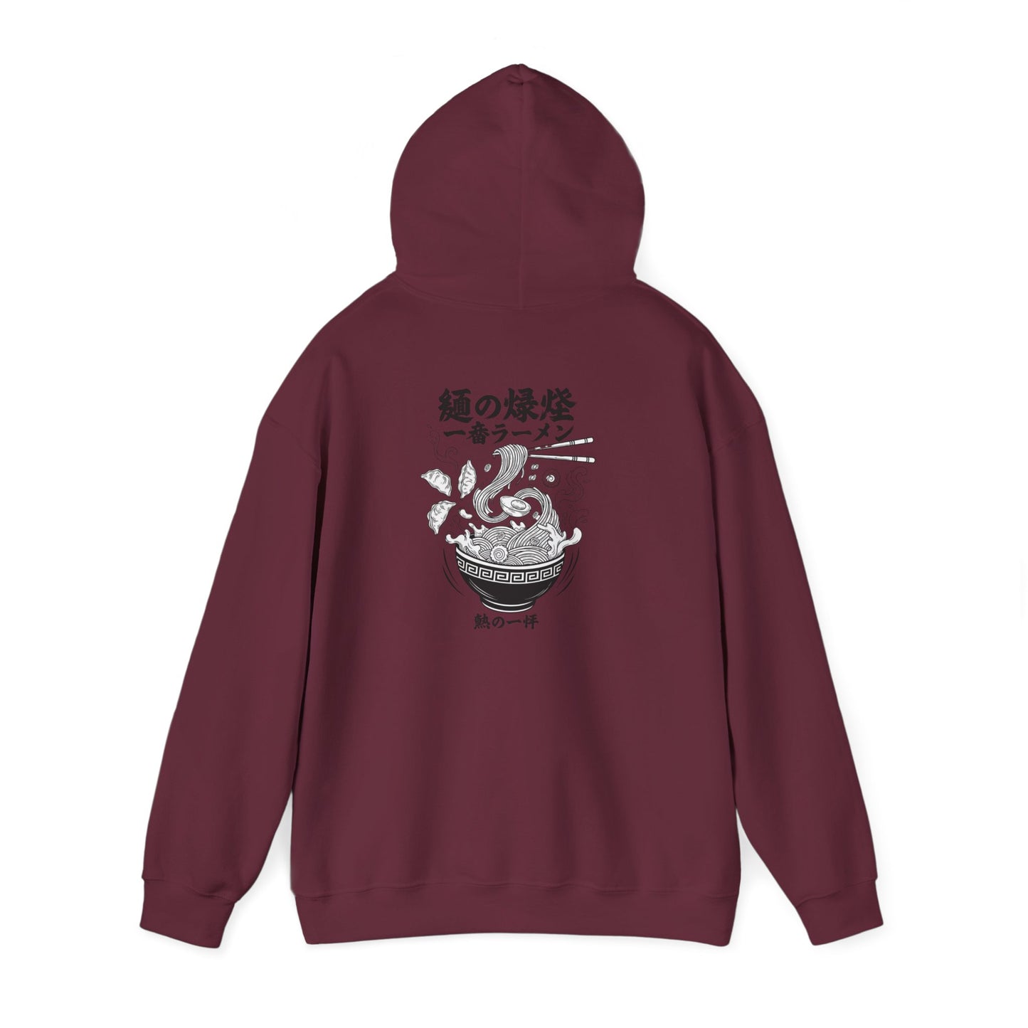 Hoodie — Japanese Ramen Bowl Graphic Hooded Sweatshirt