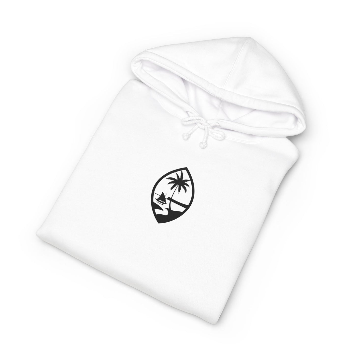 White Guam Seal Hoodie