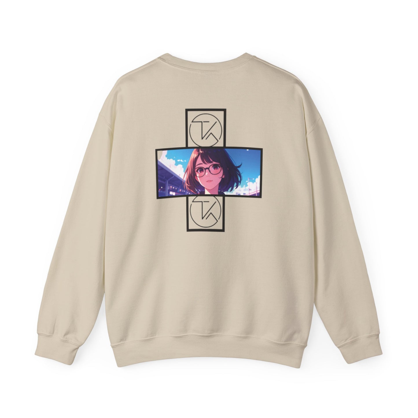 Beige Kaori Crew Neck Sweater