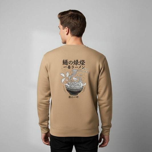 Ramen Bowl Graphic Streetwear Crewneck