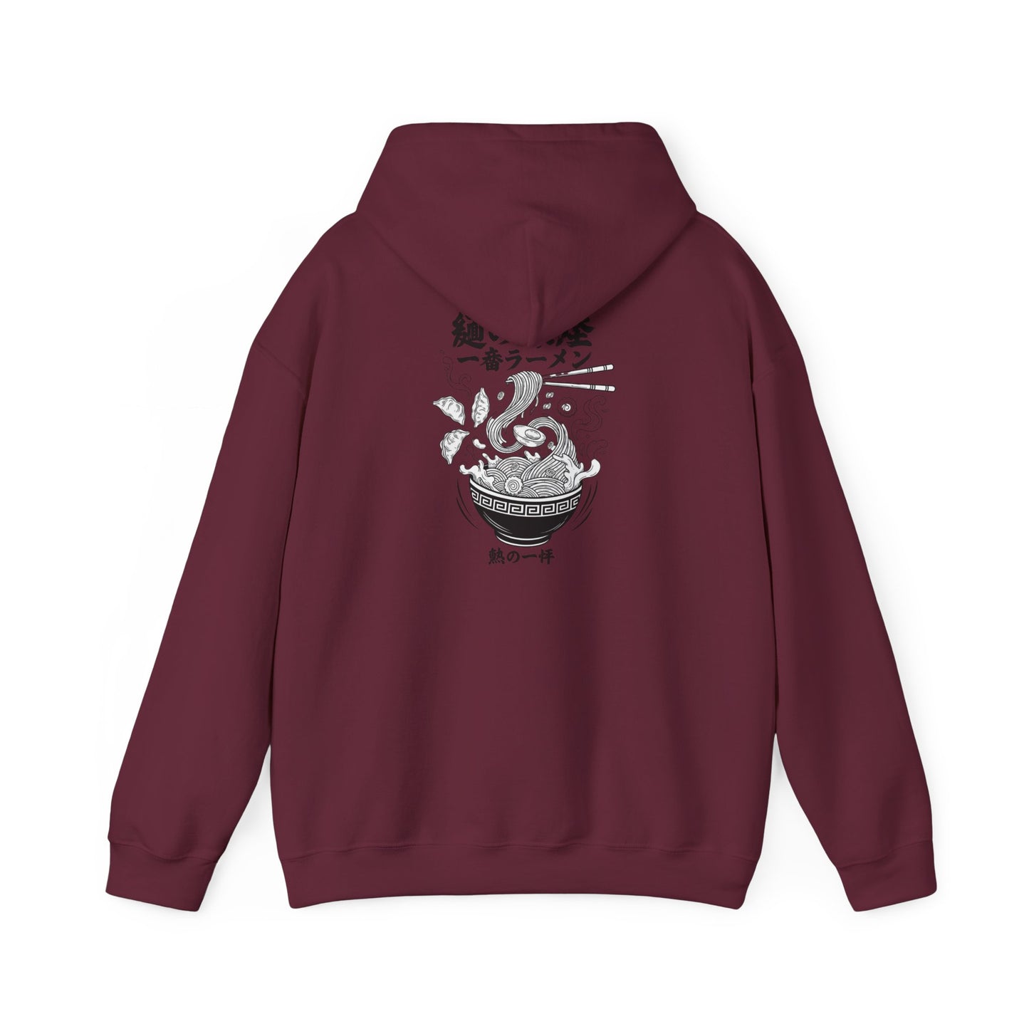 Hoodie — Japanese Ramen Bowl Graphic Hooded Sweatshirt